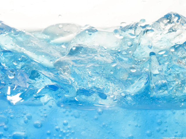 Blue liquid bubbles water droplets free wallpaper - medium preview image