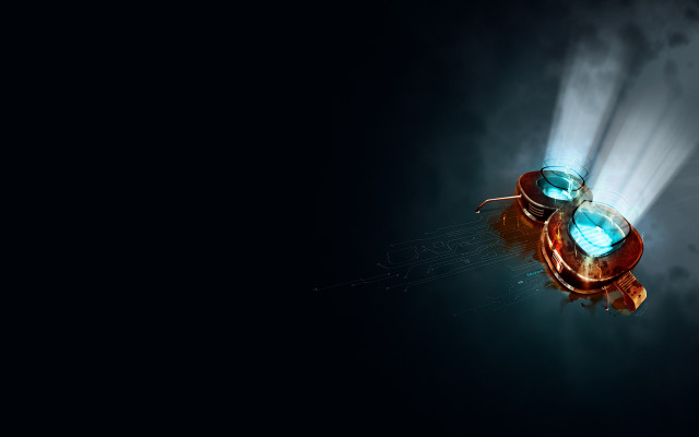 Light computer screen black background free wallpaper - medium preview image