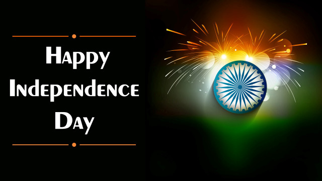 Happy independence day fireworks flag free wallpaper - medium preview image