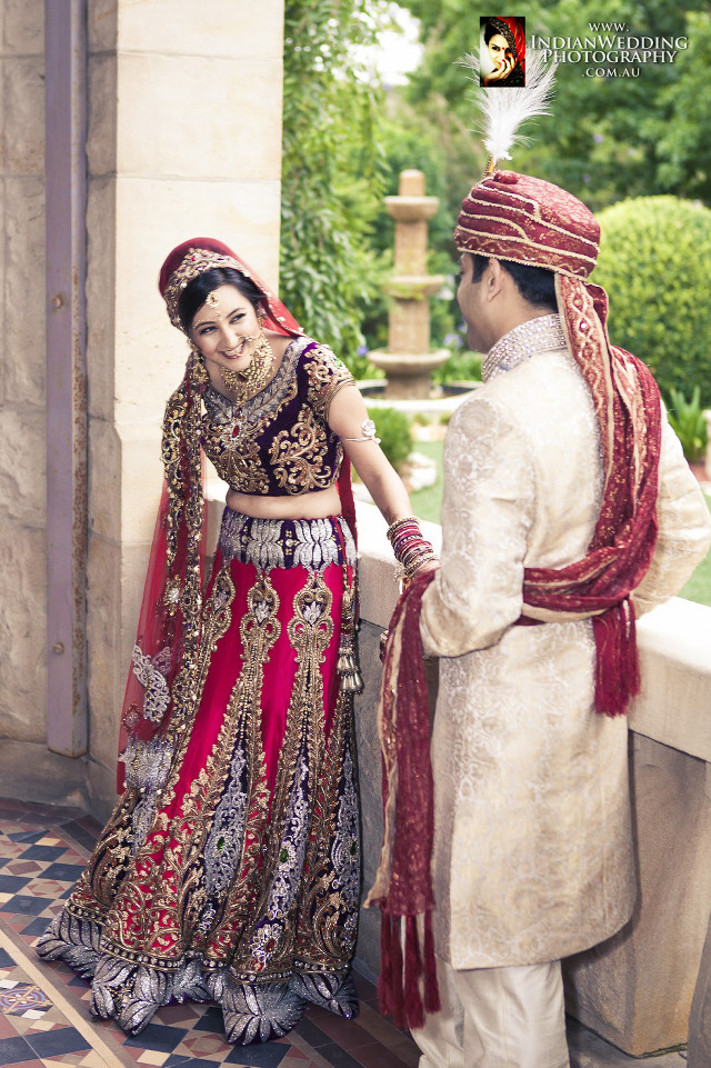 Man woman indian attire balcony free wallpaper - medium preview image