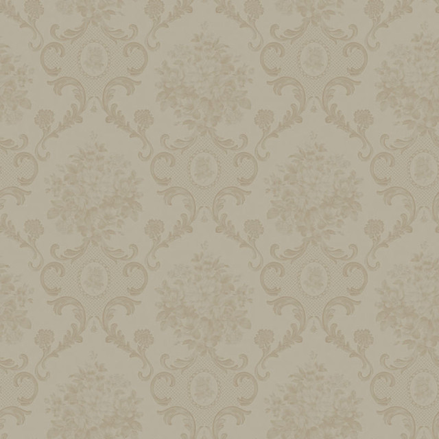 Beige floral wallpaper white background #2 free wallpaper - medium preview image