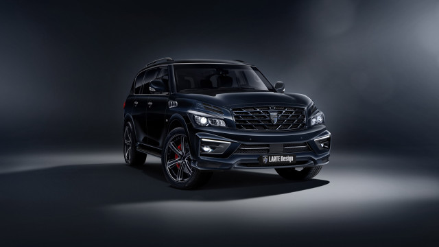 Black suv spotlight black background free wallpaper - medium preview image