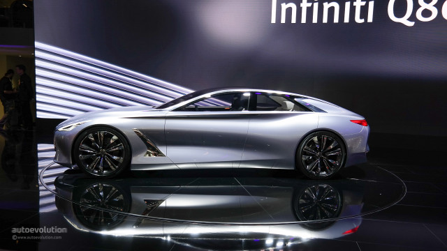 Silver car display event infinity free wallpaper - medium preview image
