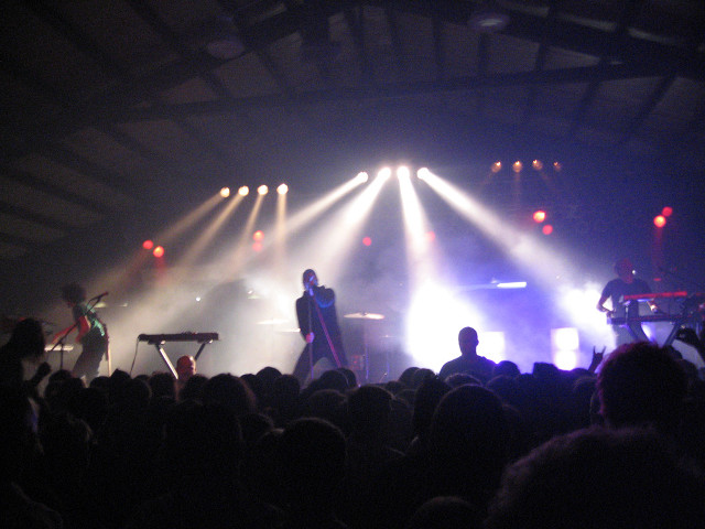 Stage performance crowd band people free wallpaper - medium preview image