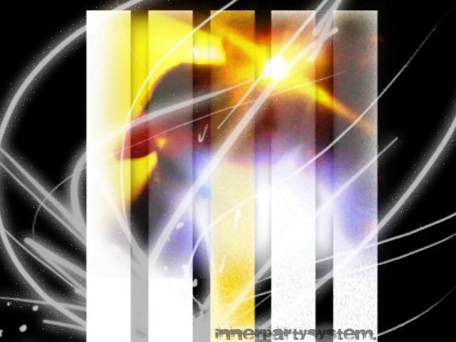 Person black background yellow white free wallpaper - medium preview image
