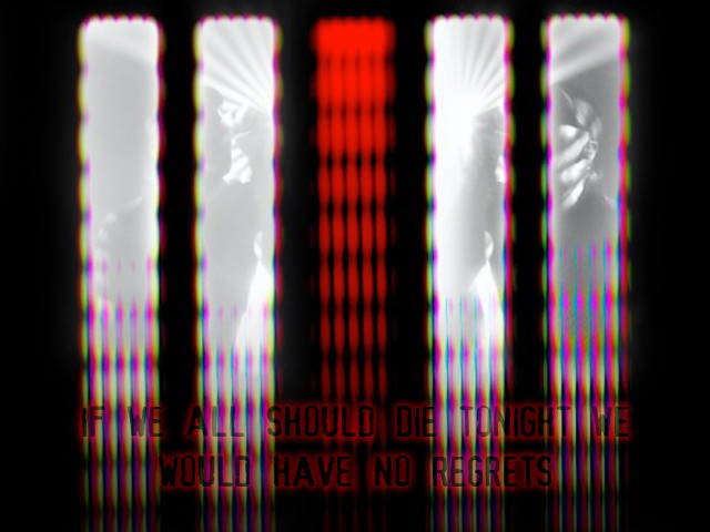 Black white photo red white free wallpaper - medium preview image