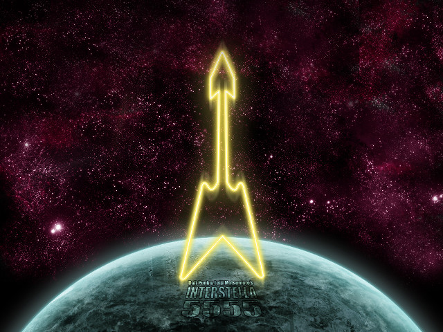 Space shuttle flying planet stars free wallpaper - medium preview image