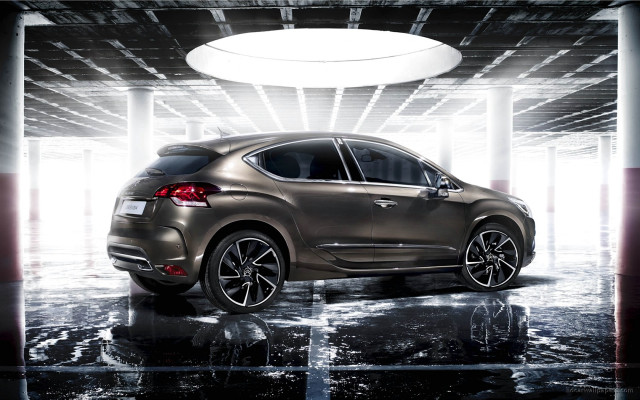 Silver car parking garage round free wallpaper - medium preview image