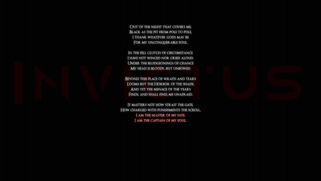 Inv us red text black free wallpaper - medium preview image