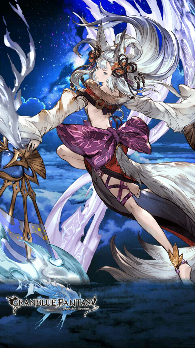 Woman white hair white dress #3 free wallpaper - medium preview image