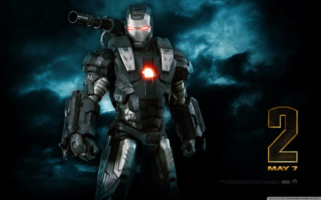 Robot gun cloudy sky background free wallpaper - medium preview image