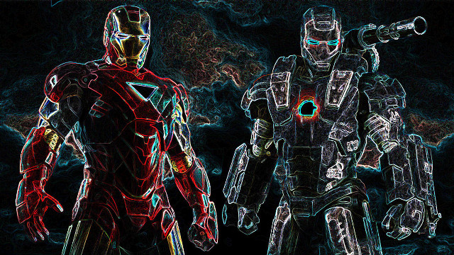Iron man suits artistic photo free wallpaper - medium preview image