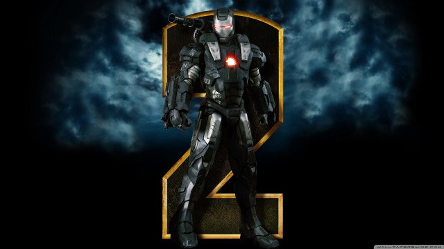 Robot suit cloudy sky red free wallpaper - medium preview image