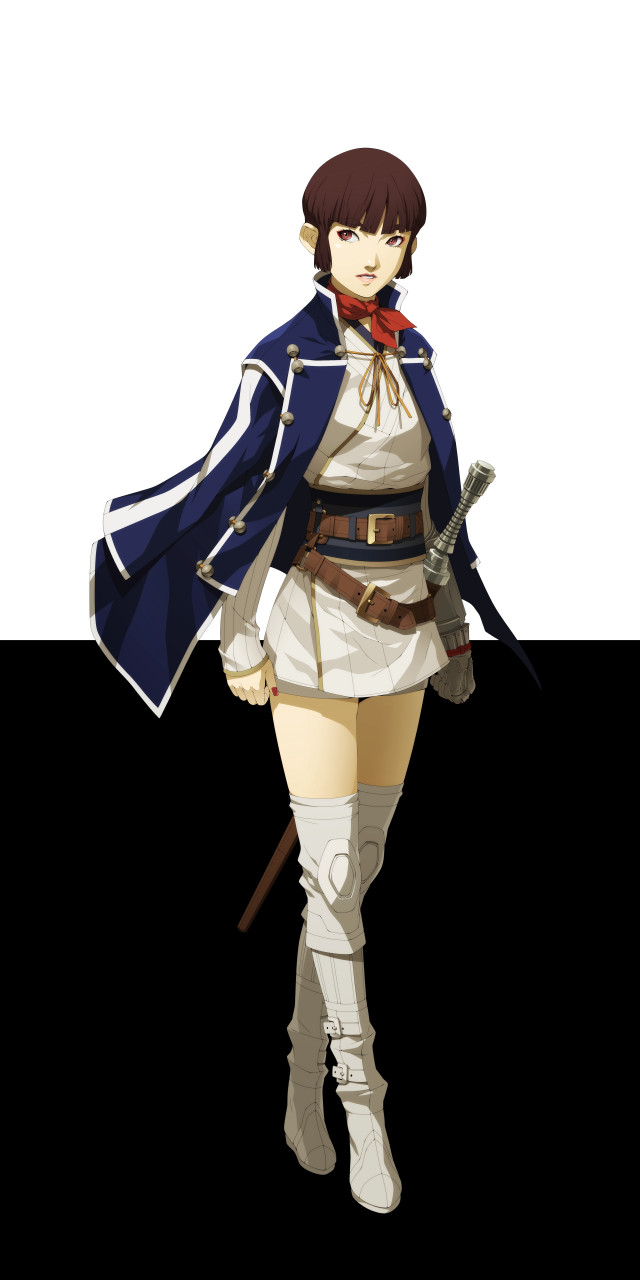 Chizuko yoshida blue coat sword free wallpaper - medium preview image