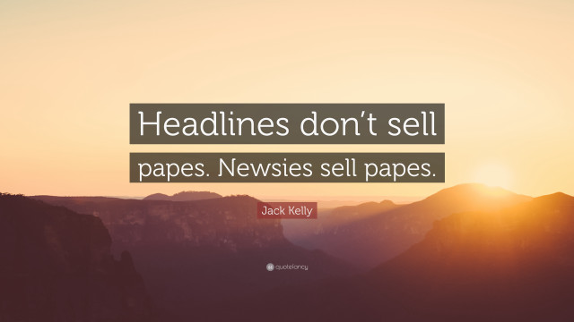 Headlines dont sell papers sunset free wallpaper - medium preview image