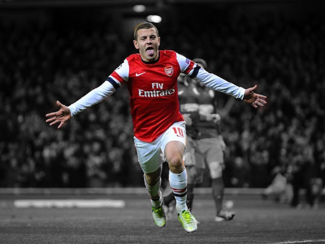 Man running soccer field arms #2 free wallpaper - medium preview image