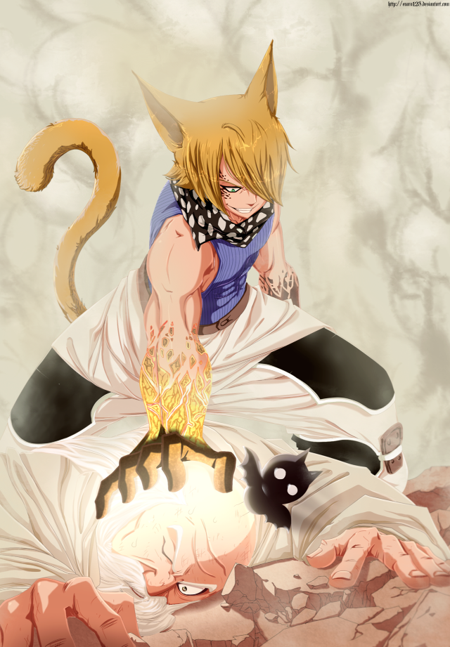 Person sitting rock cat back free wallpaper - medium preview image