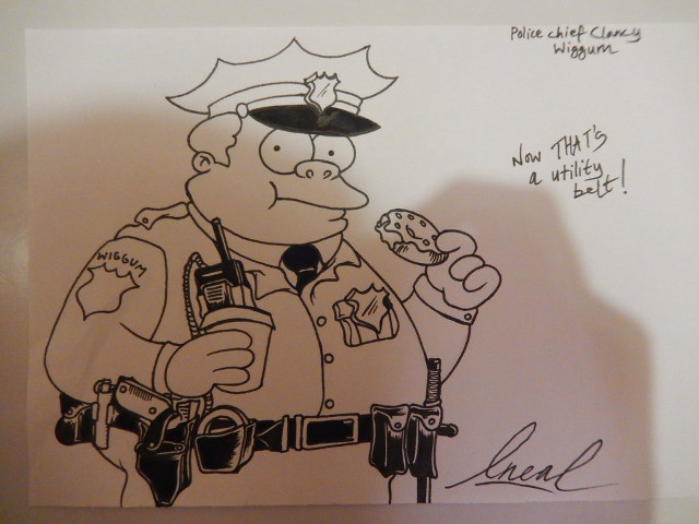 Police officer cupcake microphone note free wallpaper - medium preview image