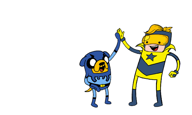 Cartoon character holding hand costume free wallpaper - medium preview image