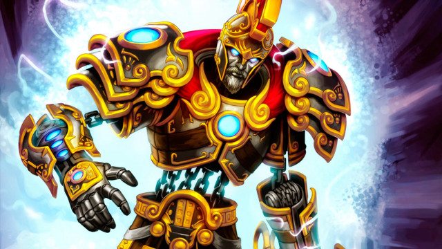 Cartoon character large arm helmet free wallpaper - medium preview image