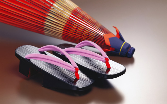 Sandals red yellow umbrella table free wallpaper - medium preview image