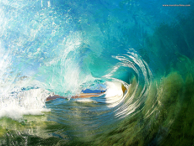 Man riding wave surfboard ocean #36 free wallpaper - medium preview image