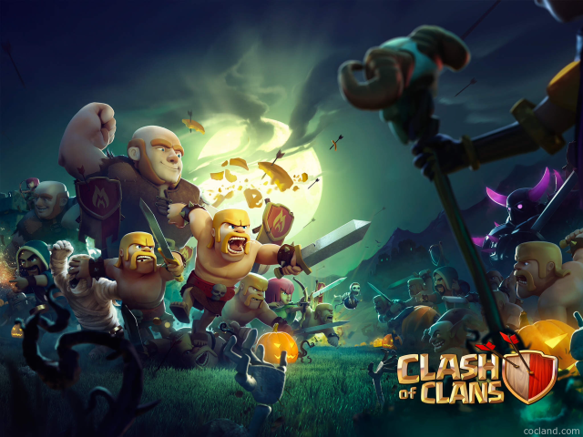 Cartoon characters game dark background free wallpaper - medium preview image