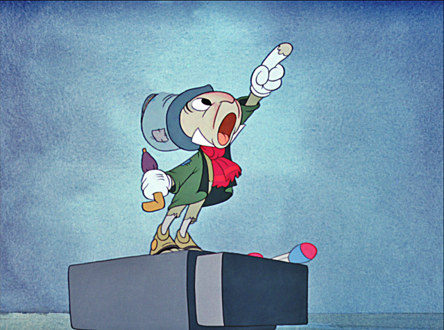 Cartoon character suitcase pointing hand free wallpaper - medium preview image