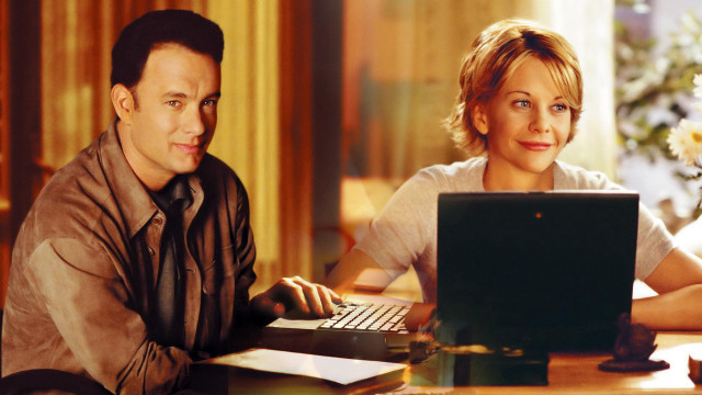 Man woman table laptop computer free wallpaper - medium preview image