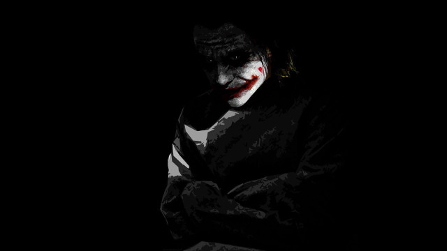 Man dark room hands folded free wallpaper - medium preview image