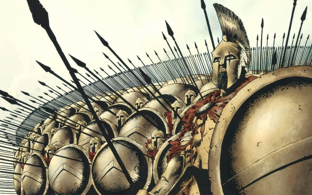 Man helmet armor arrows hair free wallpaper - medium preview image