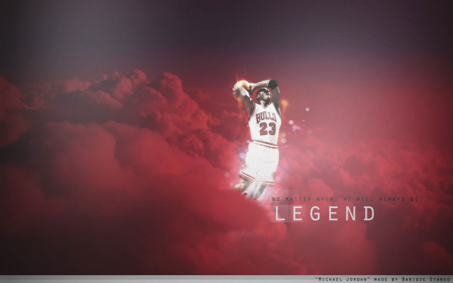Basketball player jumping arms up free wallpaper - medium preview image