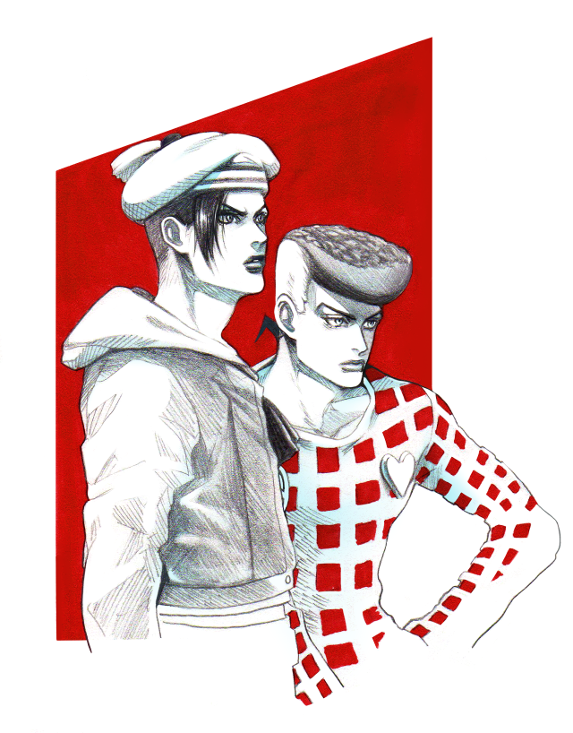 Sailor hats checkered shirts two free wallpaper - medium preview image