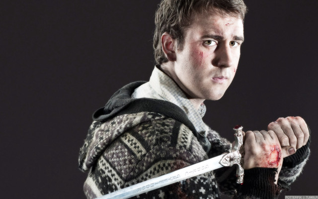 Man bloody hand sword sweater free wallpaper - medium preview image