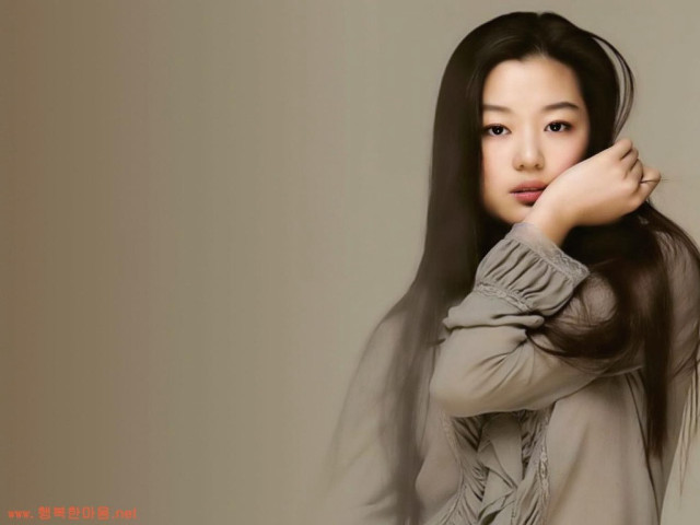 Woman blackhair posing solo makeup free wallpaper - medium preview image