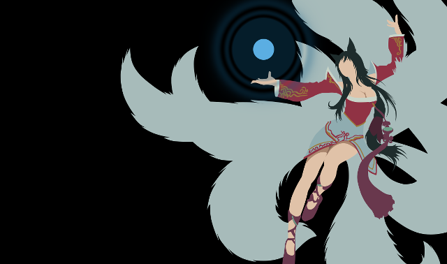 Red dress dancing white bird free wallpaper - medium preview image
