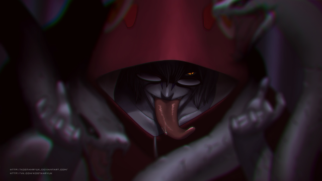 Cartoon character tongue sticking hood free wallpaper - medium preview image
