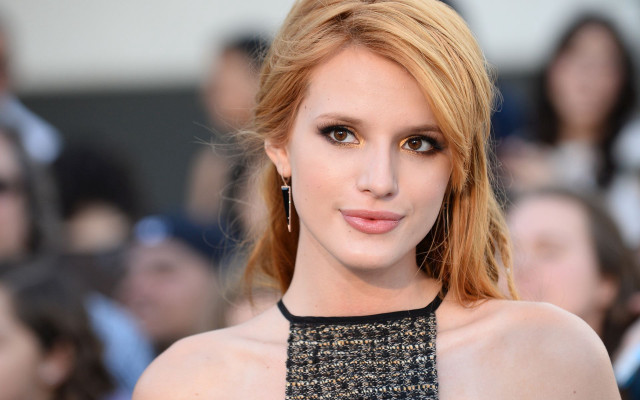 Blonde black dress woman crowd free wallpaper - medium preview image