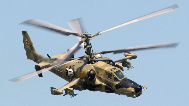 Military helicopter blue sky propellers #3 free wallpaper - medium preview image
