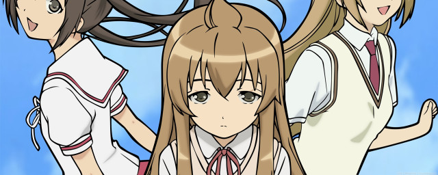Anime girls long hair school #4 free wallpaper - medium preview image