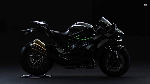 Motorcycle dark room spotlight black free wallpaper - medium preview image