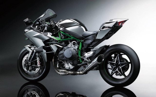 Motorcycle reflection studio kinetic gradient free wallpaper - medium preview image