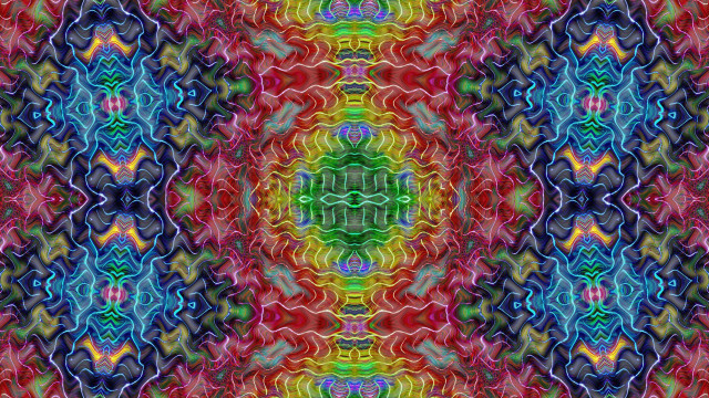 Colorful abstract flower center swirly free wallpaper - medium preview image