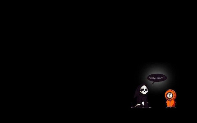Skeleton clock dark speech bubble free wallpaper - medium preview image