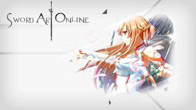 Anime characters swords couple action free wallpaper - medium preview image