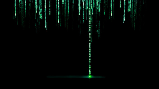 Green screen numbers light middle free wallpaper - medium preview image