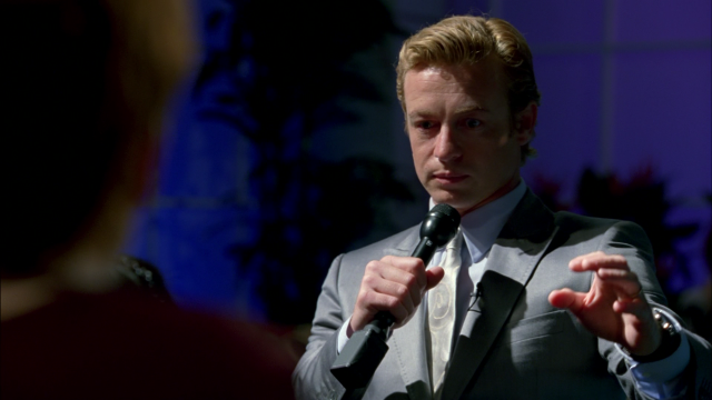 Man suit speaking microphone woman free wallpaper - medium preview image
