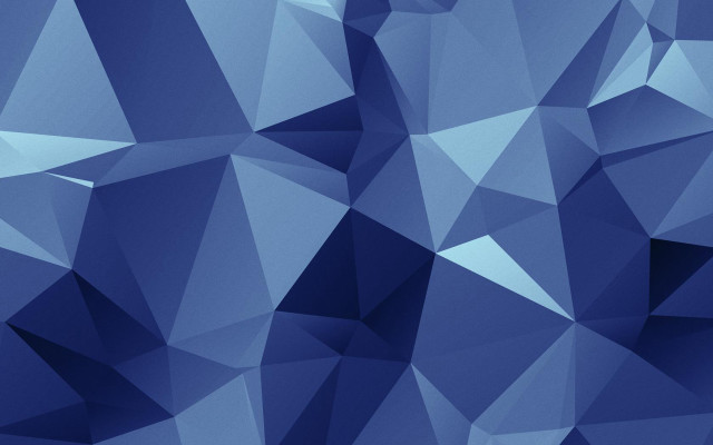 Blue abstract low poly blurred #4 free wallpaper - medium preview image