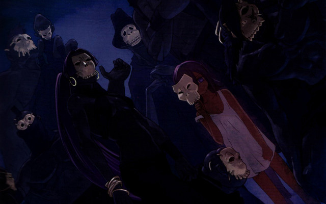 Group people dark room ghost free wallpaper - medium preview image