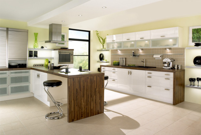 Kitchen counter sink barstool window free wallpaper - medium preview image